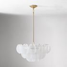 Ricci Round Glass Chandelier (22"&ndash;28")