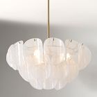 Ricci Round Glass Chandelier (22"&ndash;28")