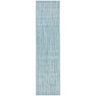 Textured Monochrome Outdoor Performance Rug