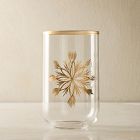 Etched Snowflake Glassware Sets