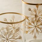 Etched Snowflake Glassware Sets