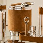 Leather-Wrapped Barware Collection