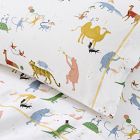 Animal Party Cotton Percale Sheet Set