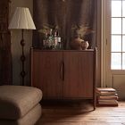 Pierce &amp; Ward Ribbed Wood Floor Lamp (58")