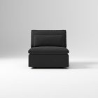 Open Box: Harmony Modular Sectional, Armless Single - Performance Velvet Slate