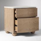 Clementine Marble Nightstand (22")