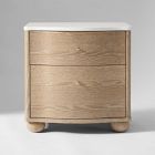 Clementine Marble Nightstand (22")