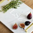 Marble &amp; Brass Charcuterie Board