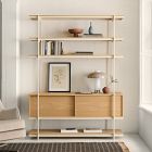 Pierce Wide Storage Bookshelf (60&rdquo;) 
