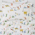 Animal Party Cotton Percale Sheet Set