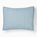 Modern Stripe Reversible Cotton Quilt &amp; Shams