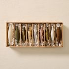 Medium Glass Marquise Ornaments (Set of 9) - Neutral