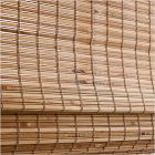 Custom Bamboo Unlined Roman Shade