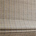 Custom Natural Fine Weave Blackout Roman Shade - Morning Dove