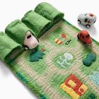 Felt Car Map Portable Play Set
