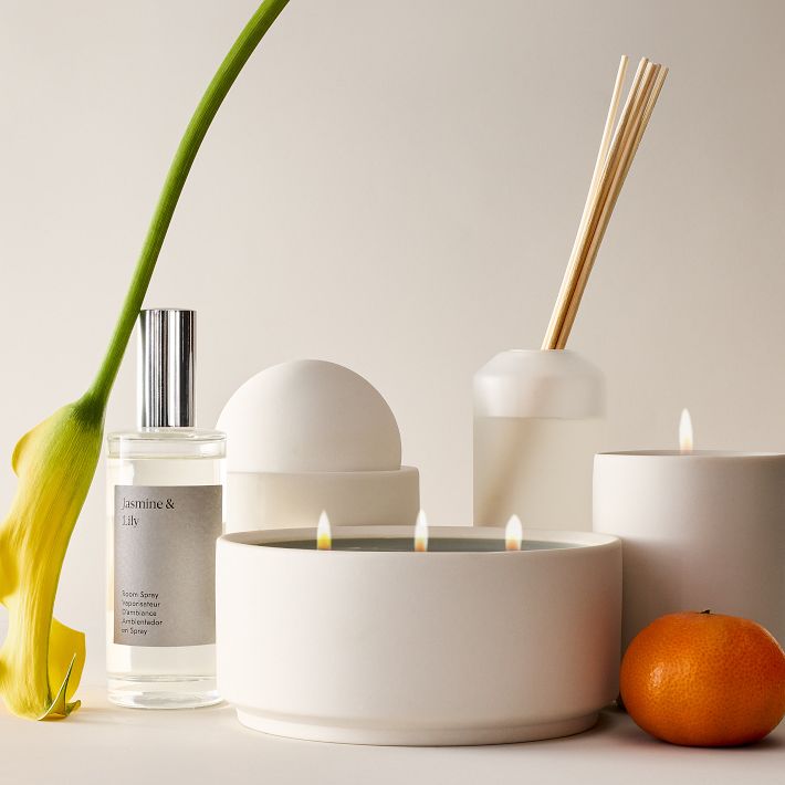 West Elm Homescent Jasmine & Lily Candle | West Elm