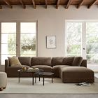 Leif Modular 4 Piece Curved Wedge Ottoman Sectional
