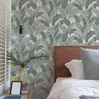 Tempaper Layered Palm Faux Grasscloth Peel &amp; Stick Wallpaper