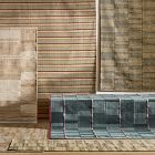 Diffused Blocks Flatweave Wool Rug