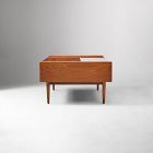 Mid-Century Marble Pop-Up Coffee Table (48"&ndash;60")