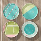 Modern Melamine Outdoor Sporting Salad Plate Sets