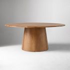 Anton Solid Wood Round Pedestal Dining Table (48", 60", 72")