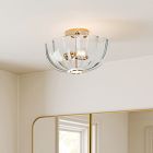 Hari Glass Flush Mount (14")