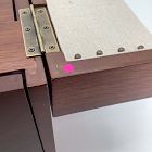 Open Box: Mid-Century Jewelry Box, Grand (7.25"H) - Champagne