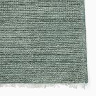 Hand-Knotted Solid Wool Rug
