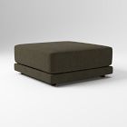 Open Box: Melbourne Ottoman (40") - Performance Basket Slub Dark Olive