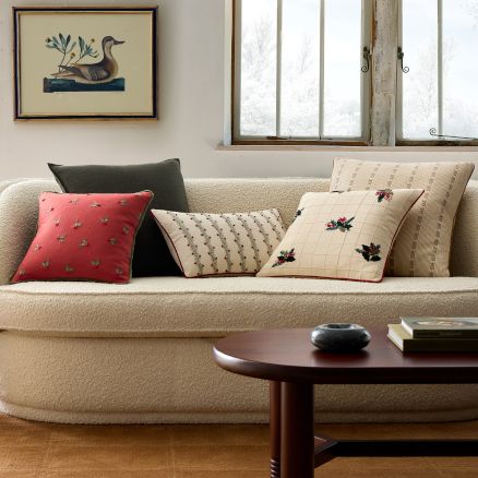 Christmas Holly Pillows