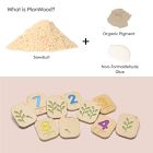 PlanToys Braille Numbers Wooden Learning Blocks