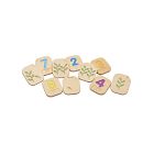 PlanToys Braille Numbers Wooden Learning Blocks