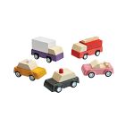 PlanToys Wooden Vehicle Set