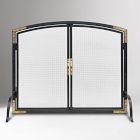 Pilgrim Home Refined Rivet Mesh Fireplace Screen