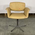Open Box: Nelson Office Chair - Ludlow Leather Cumin, Burnished Bronze
