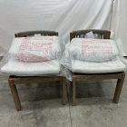 Open Box: Porto Outdoor Side Dining Chair, Set of 2 - Driftwood Frost Gray