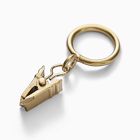 Cafe Clip Curtain Rings (Set of 7)