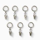 Cafe Clip Curtain Rings (Set of 7)