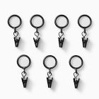Cafe Clip Curtain Rings (Set of 7)