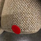 Open Box: Dallas Swivel Chair - Performance Marled Basketweave Camel