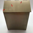 Open Box: Downtown Mailbox, Small (11.5"W x 15.5"H) - Antique Brass
