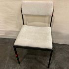 Open Box: Freeman Pivot Back Dining Chair - Performance Distressed Velvet Sand, Champagne Bronze, Textured Antique Bronze