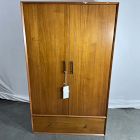 Open Box: Mid-Century Armoire (38") - Acorn