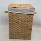 Open Box: Rattan Woven Hamper, Large Rectangular (26"H)