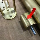 Open Box: Simple Adjustable Curtain Rod (48"-88") - Antique Brass