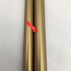 Open Box: Wall Mounted Extendable Shower Curtain Rod (36"-54") - Antique Brass