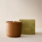 Garden Homescent Single Wick Candle - Jasmine &amp; Mint