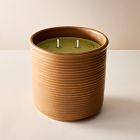 Garden Homescent Triple Wick Candle - Jasmine &amp; Mint