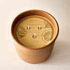 Garden Homescent Triple Wick Candle - Pomelo &amp; Pine